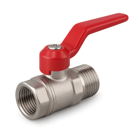 Кран шаровой латунный никелированный Ду 15 Ру 40 ВН/НР